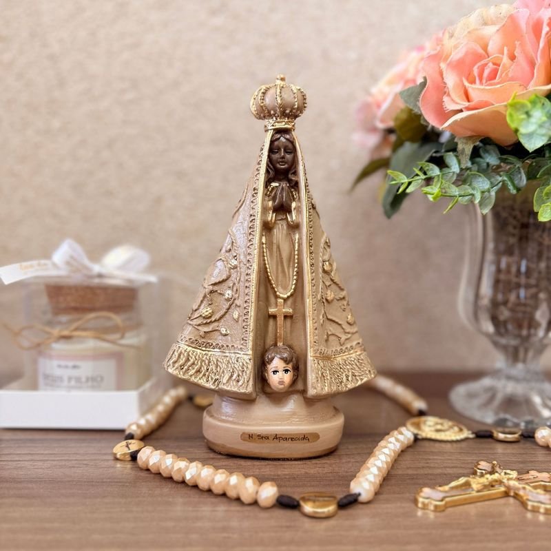 NOSSA SENHORA APARECIDA 20CM - WOOD