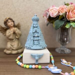 APARECIDA BABY AZUL COLORIDO 12CM