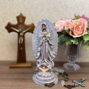 NOSSA SENHORA DE GUADALUPE SILVER 20CM