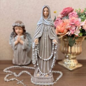 NOSSA SENHORA DAS LAGRIMAS SILVER 30CM